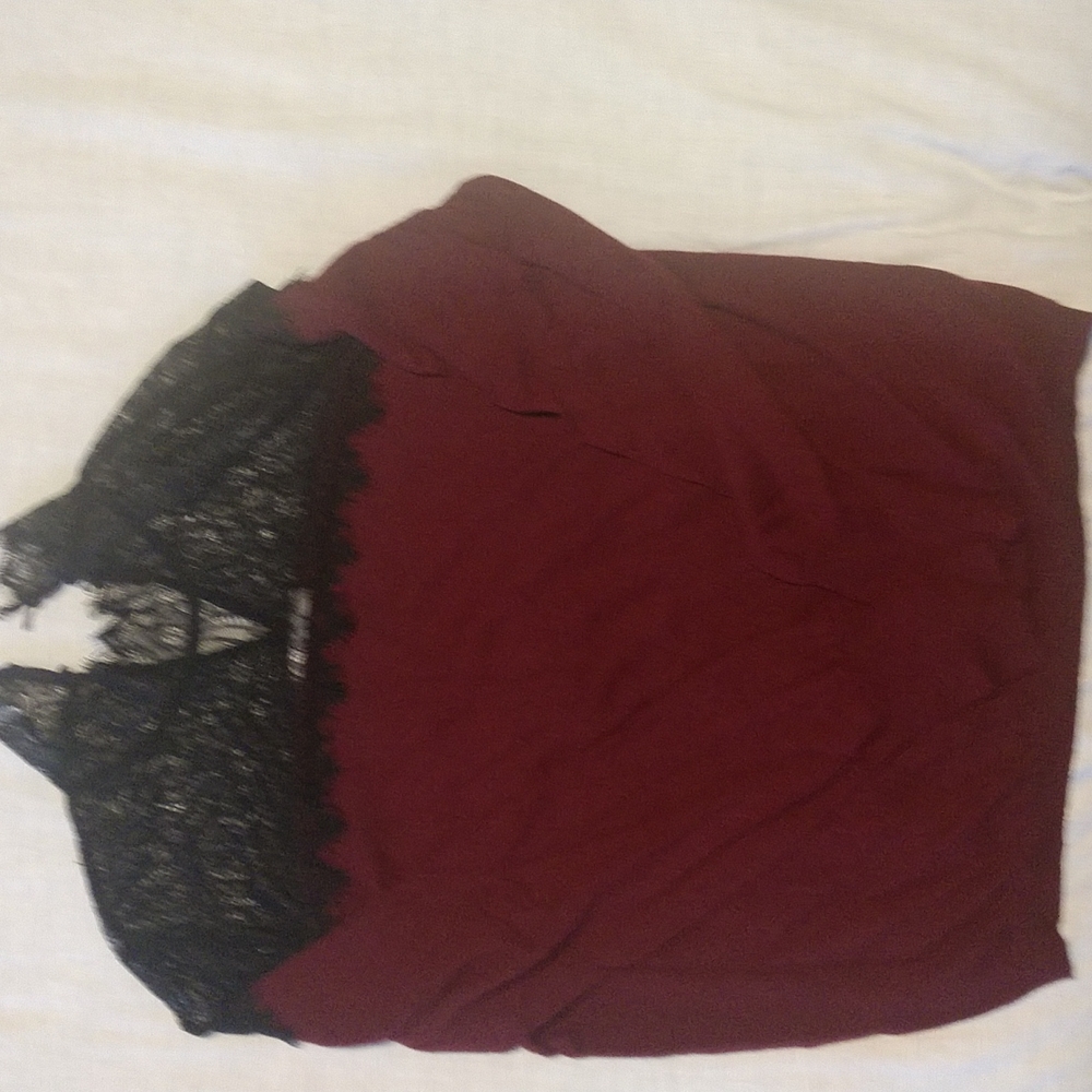 Lacey wine and black JLO turtleneck sweater